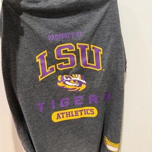 Pets First LSU Tigers Gray Pet Hoodie